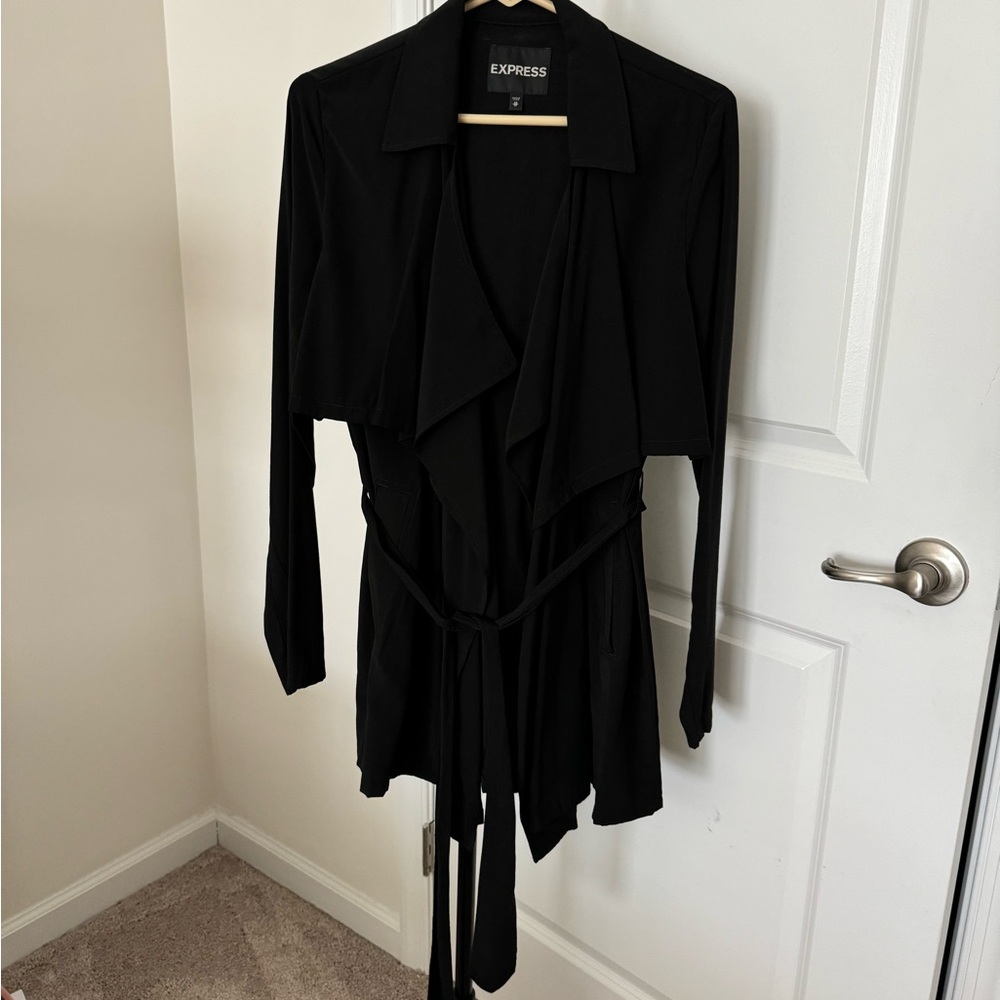 Express duster jacket with belt